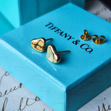 TIFFANY &Co ティファニー フルハート 18金ピアス