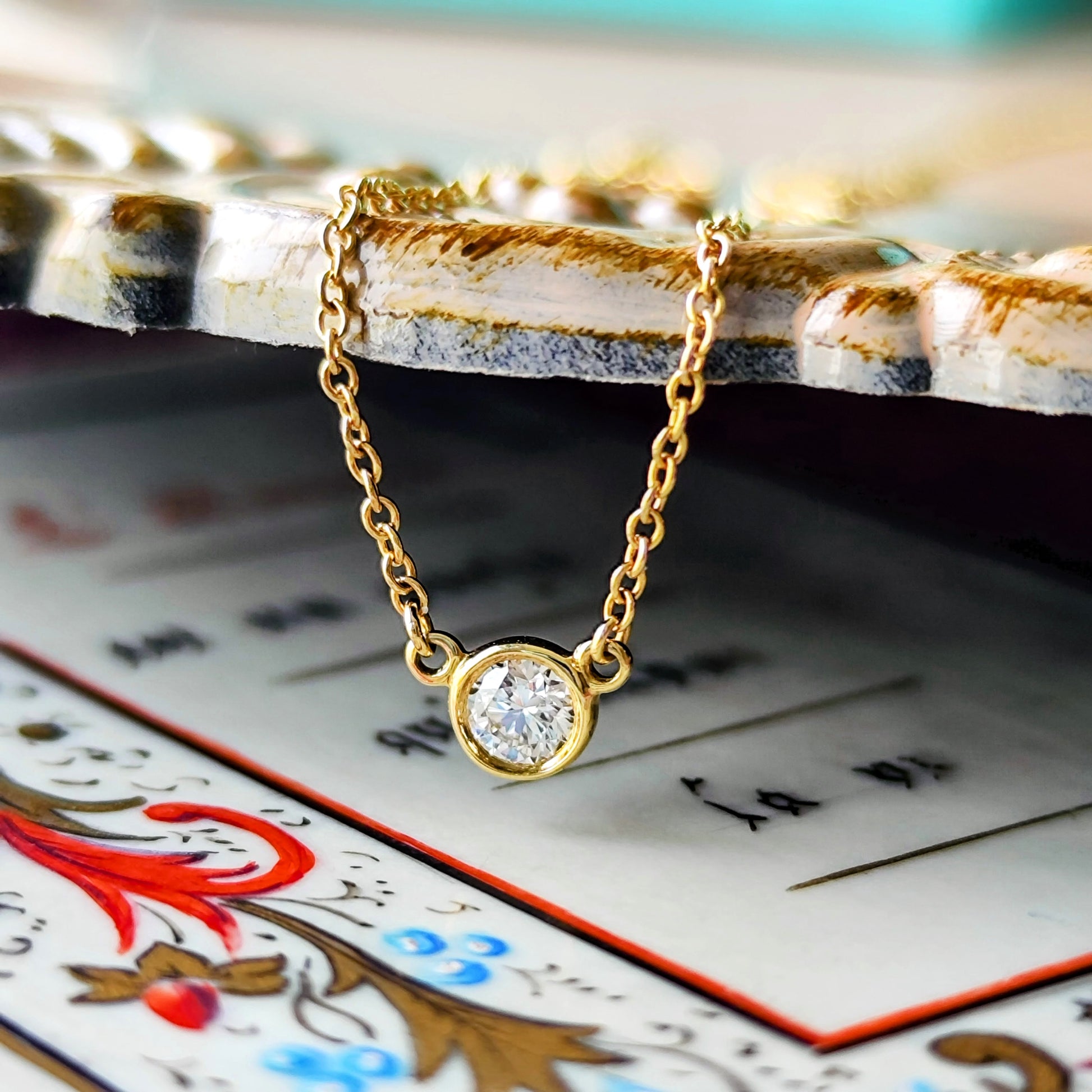 TIFFANY &Co ティファニー バイザヤード ダイヤモンド ネックレス