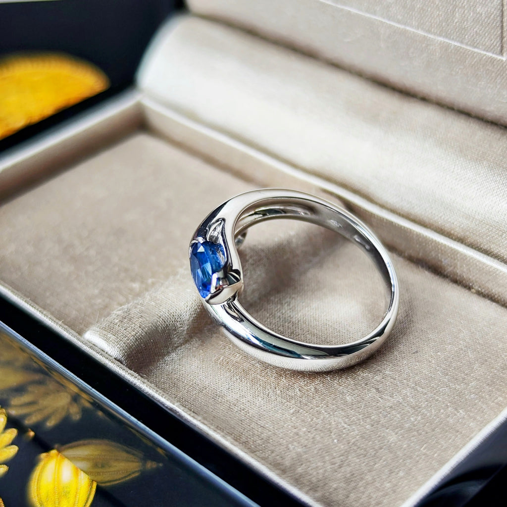 BVLGARI ブルガリ アストレアリング サファイア ダイヤモンド 18金WG