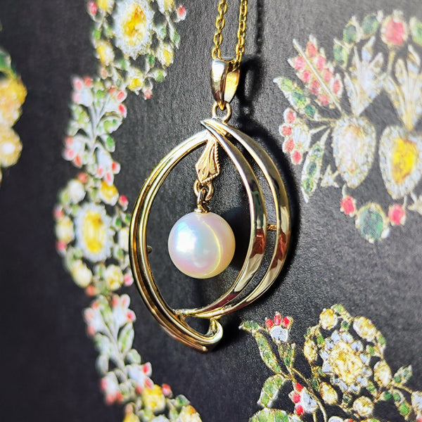 【お値下げ】MIKIMOTO ミキモト あこや真珠 ペンダントトップ ヴィンテージ