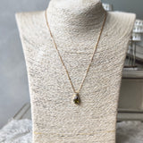 天然スフェーン 1.41ct 天然ダイヤモンド ネックレス