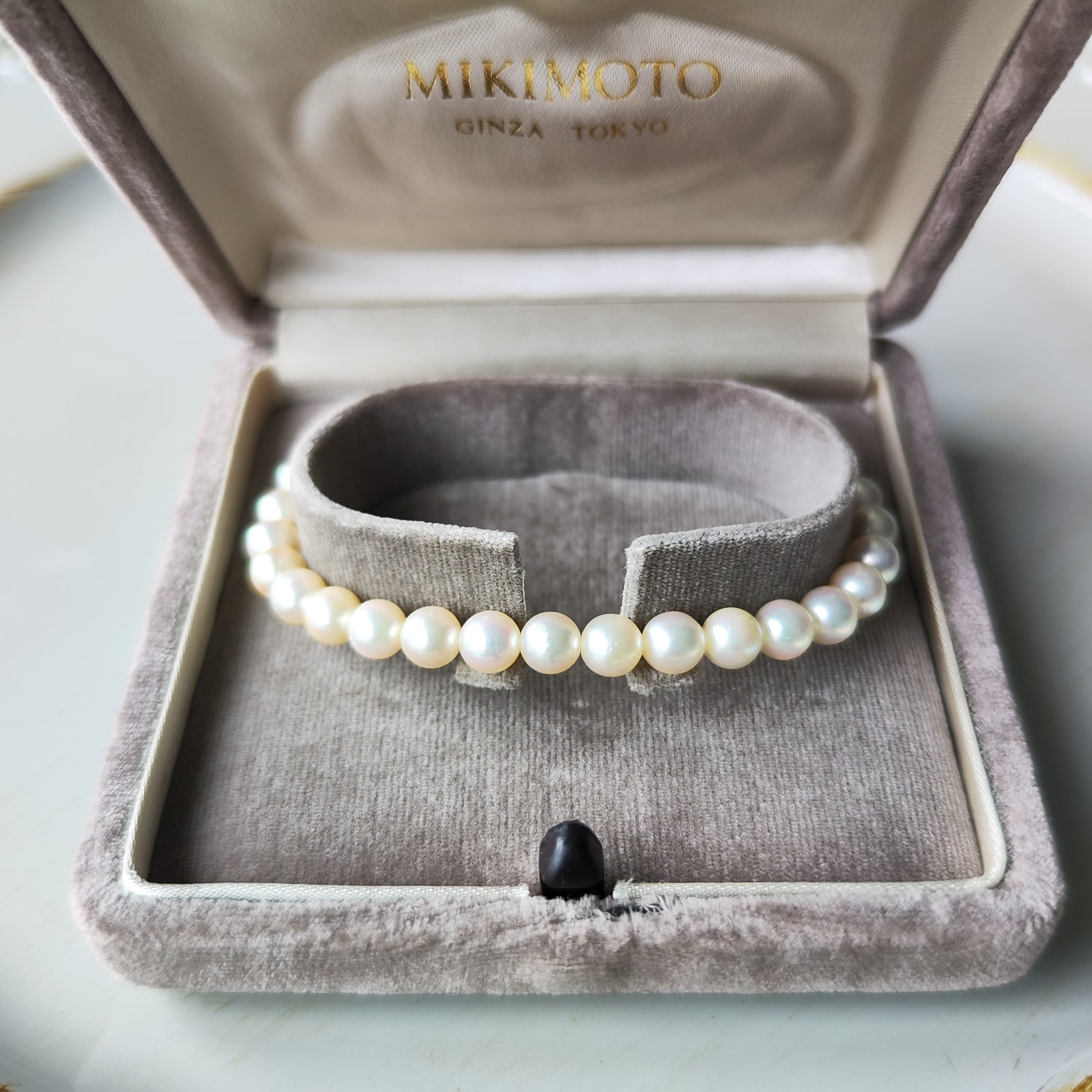 [極美品] MIKIMOTO アコヤ真珠　ミキモト　sv925 ブレスレット MIKIMOTO ミキモト あこや真珠 ブレスレット – Mico宝飾店
