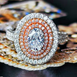 【大粒 Dカラー 1.00ct】天然ダイヤモンド 天然ピンクダイヤモンド リング