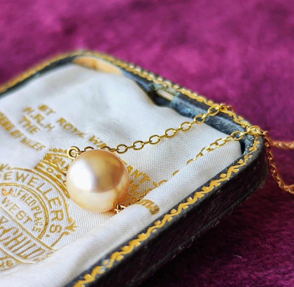 MIKIMOTO ミキモト ゴールデンパール ネックレス