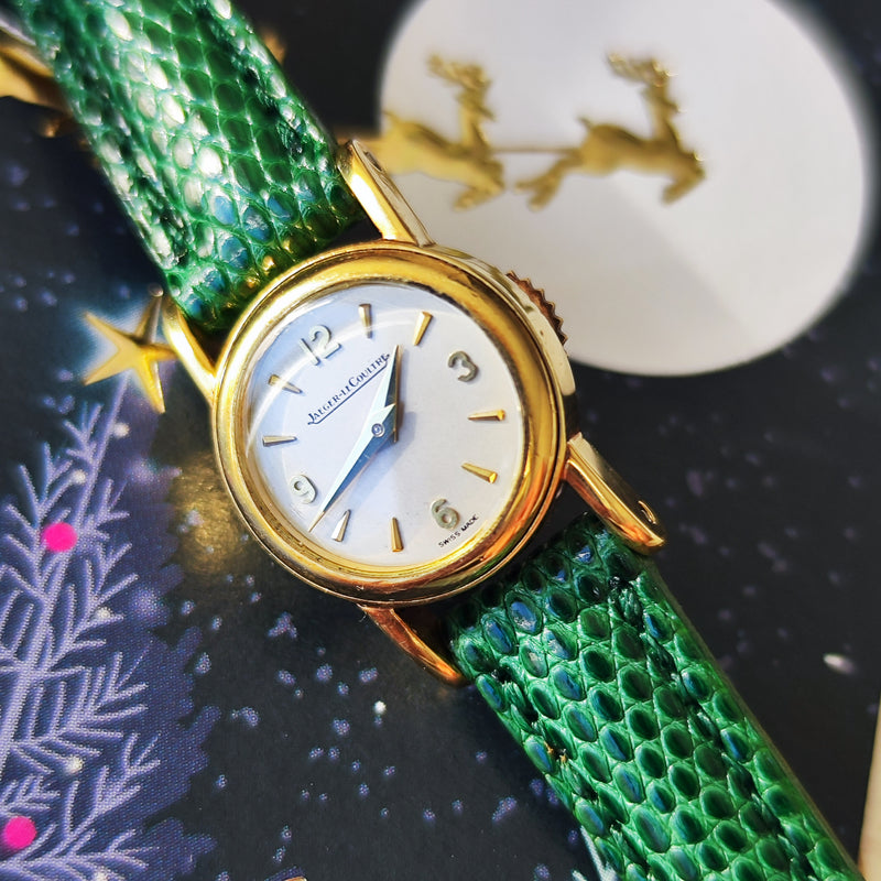 【金無垢】JAEGER LE COULTRE ジャガー・ルクルト バックワインド 手巻き腕時計