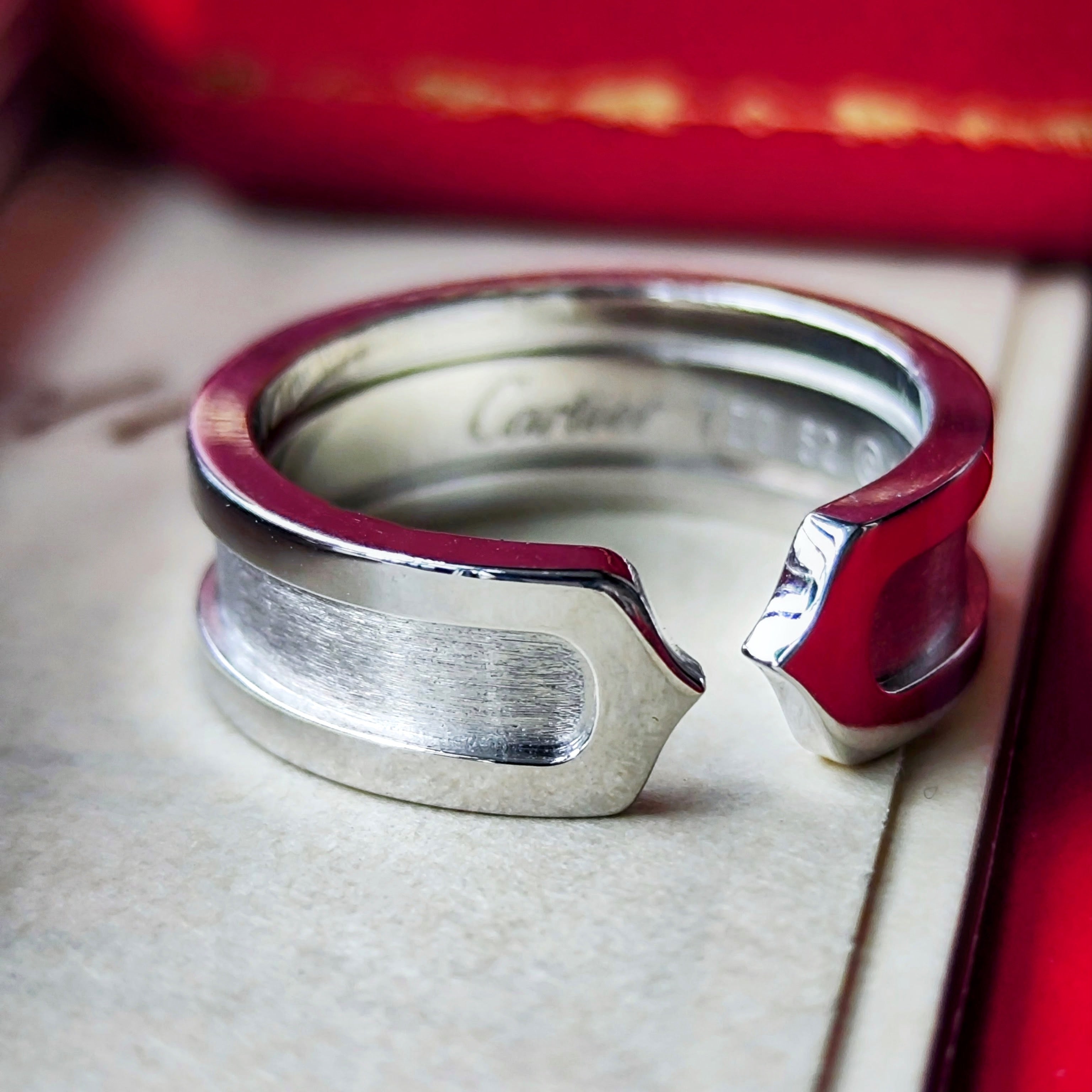 カルティエ　2c 廃盤 Cartier 】カルティエ 2C（デューブル・シー）18金WG – Mico宝飾店