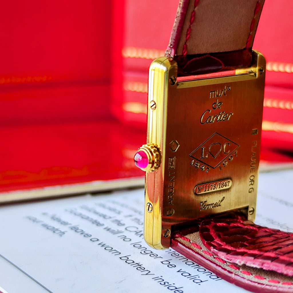 【Cartier 150周年 1847本限定モデル】
カルティエ マストタンク LM クォーツ腕時計