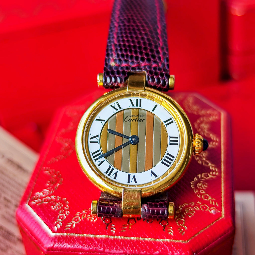 Cartier カルティエ マスト ヴァンドーム スリーカラー トリニティダイヤル