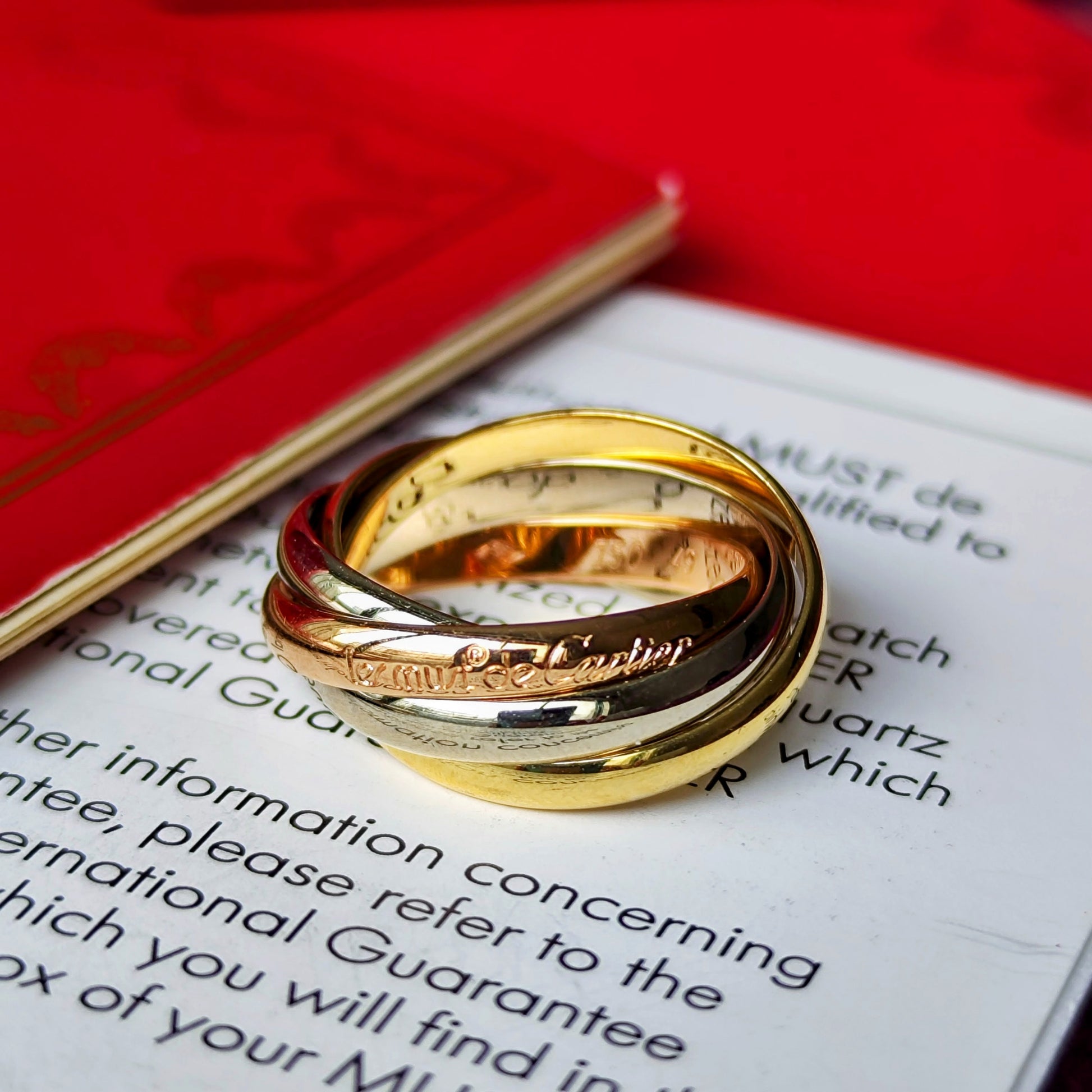 Cartier カルティエ トリニティ5連 49