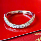 Cartier カルティエ トリニティルバン ダイヤモンドリング プラチナ 8号