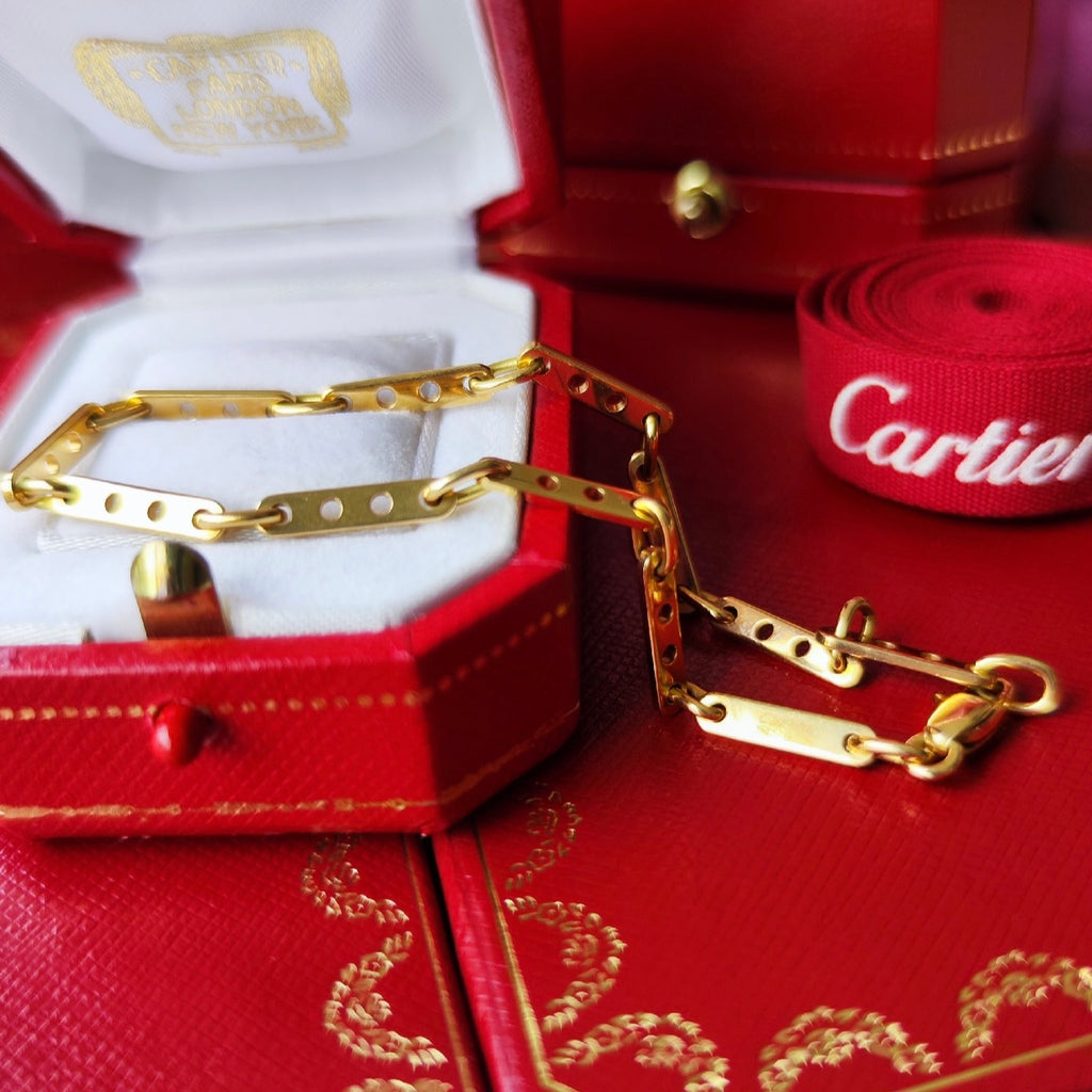 Cartier カルティエ メカノ ブレスレット 18金YG – Mico宝飾店
