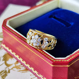 MIKIMOTO ミキモト 天然ダイヤモンド 0.77ct 18金リング