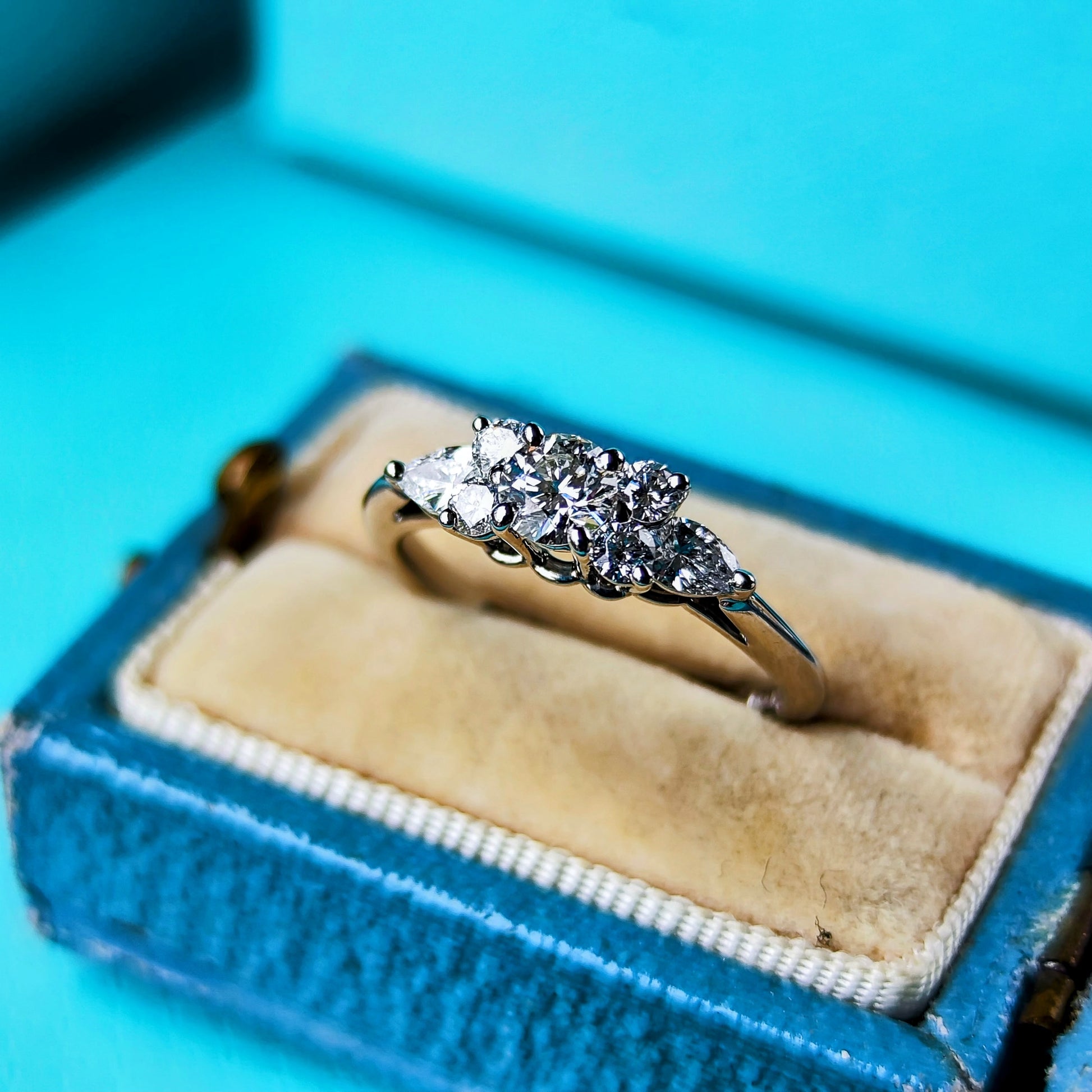 【オールドティファニー】TIFFANY &Co セブンストーンリング