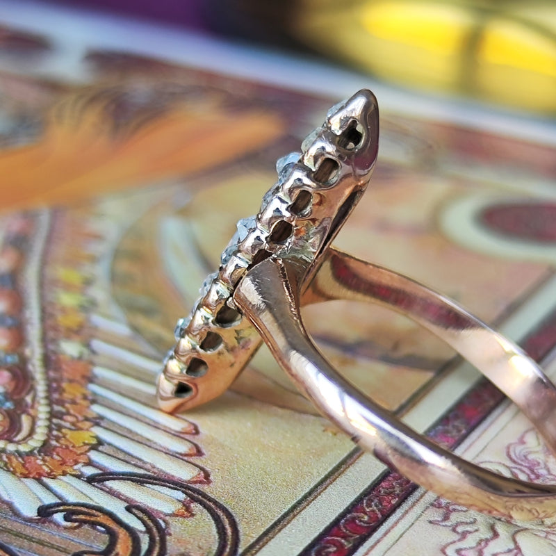 【アメリカアンティーク】天然ダイヤモンドリング 1920年頃