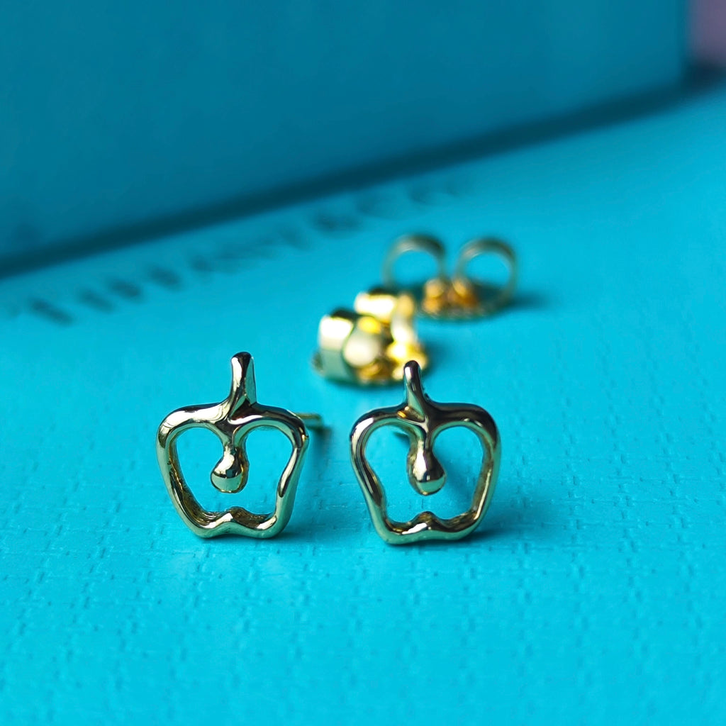 TIFFANY &Co ティファニー アップル ピアス 18金YG