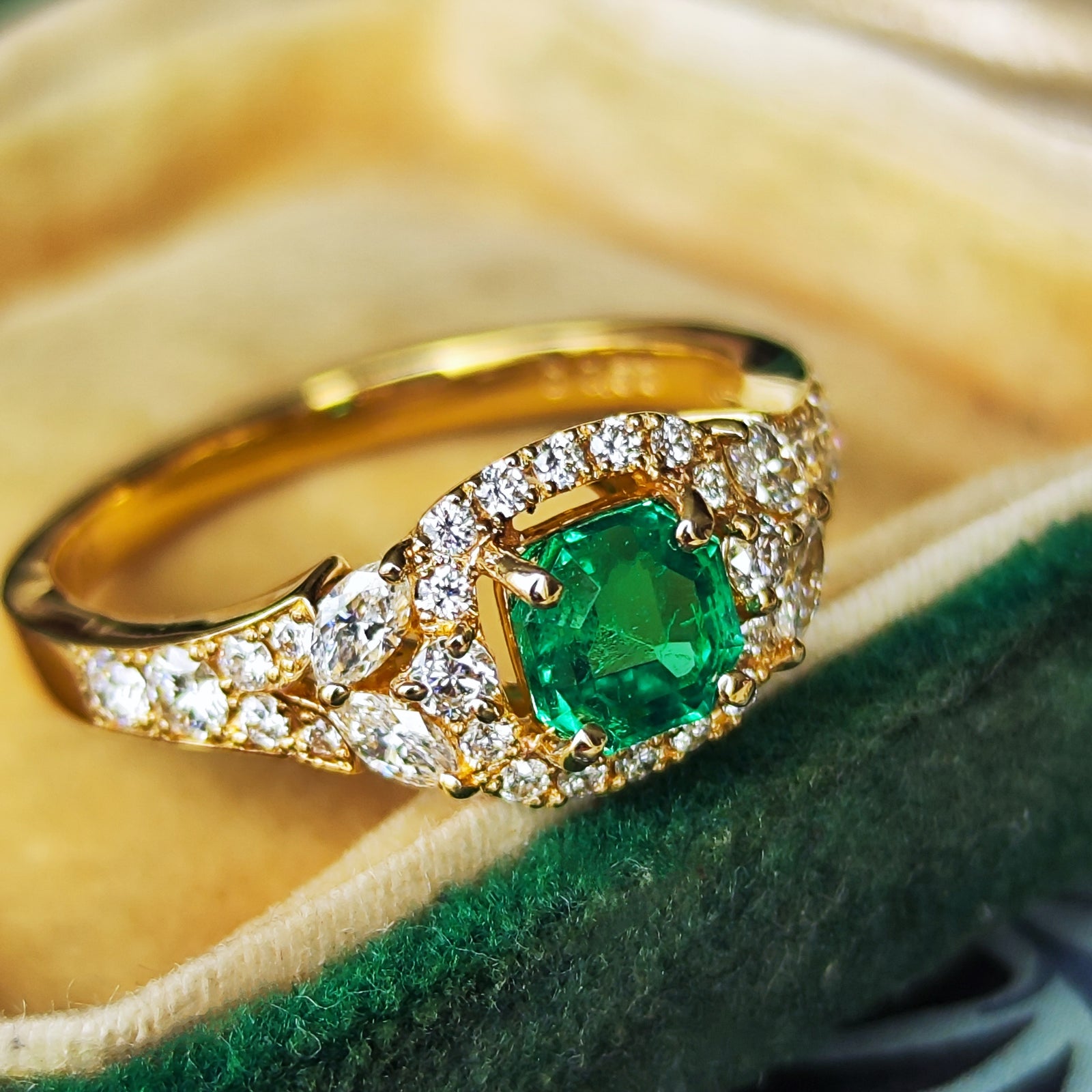 コロンビア産】天然エメラルド 天然ダイヤモンド リング – Mico宝飾店