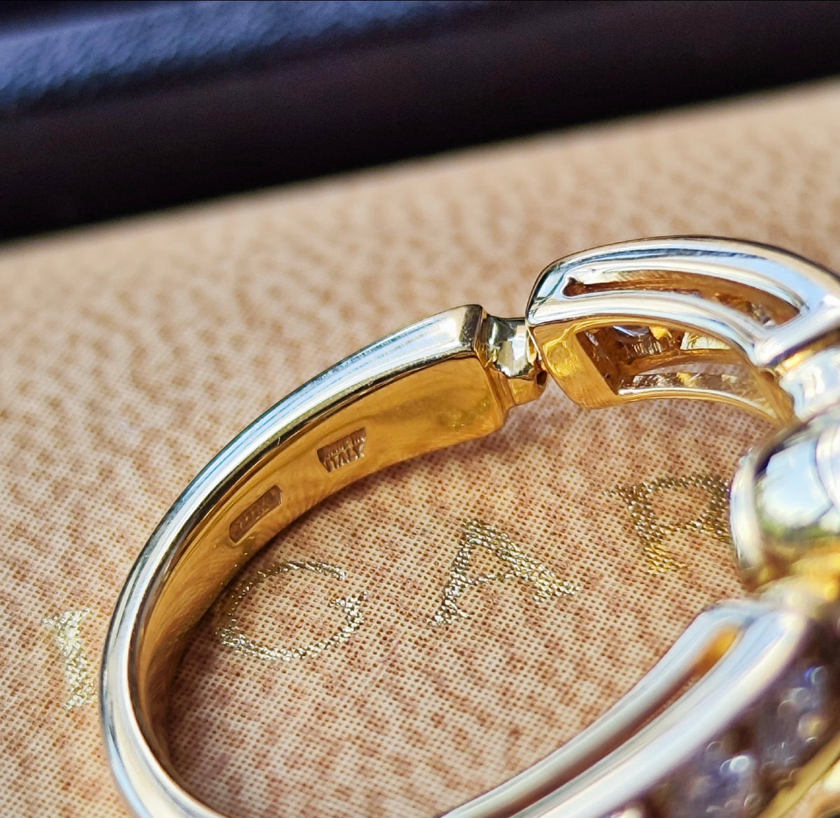 BVLGARI ブルガリ アルトラーレ ダイヤモンドリング 18金YG 10号