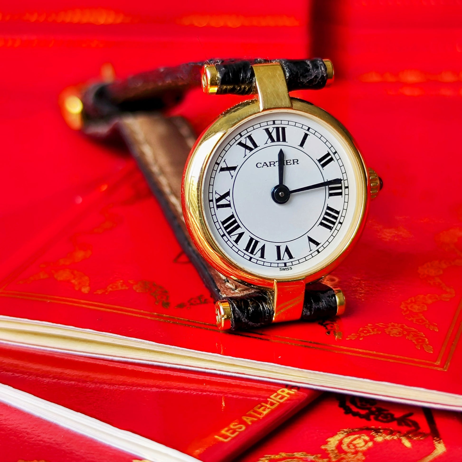 Cartier カルティエ ミニVLCヴァンドーム 18金無垢 腕時計