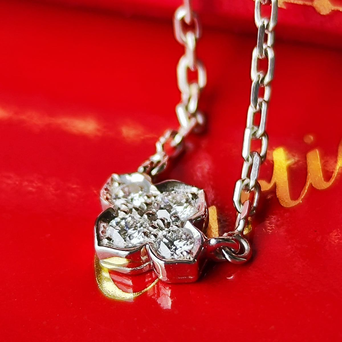 Cartier カルティエ インドミステリューズ ネックレス 18金WG