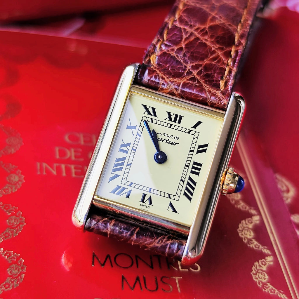 【OH済み】Cartier カルティエ マストタンク SM クォーツ腕時計