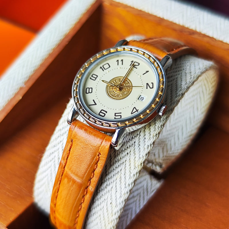 HERMES エルメス セリエ クォーツ式腕時計 HERMES エルメス セリエ クォーツ腕時計 – Mico宝飾店