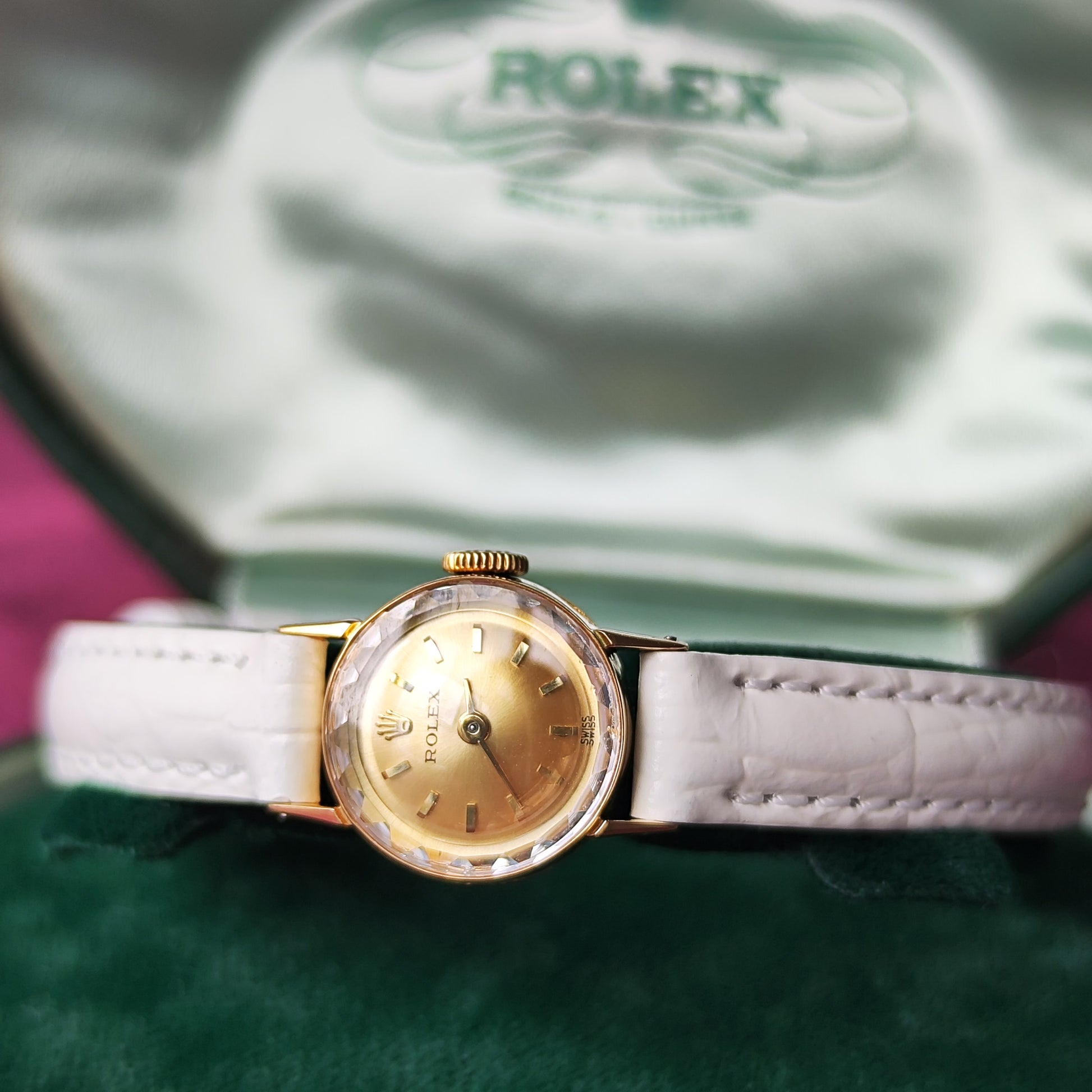 【OH済み】ROLEX ロレックス 18金無垢 手巻き 腕時計
