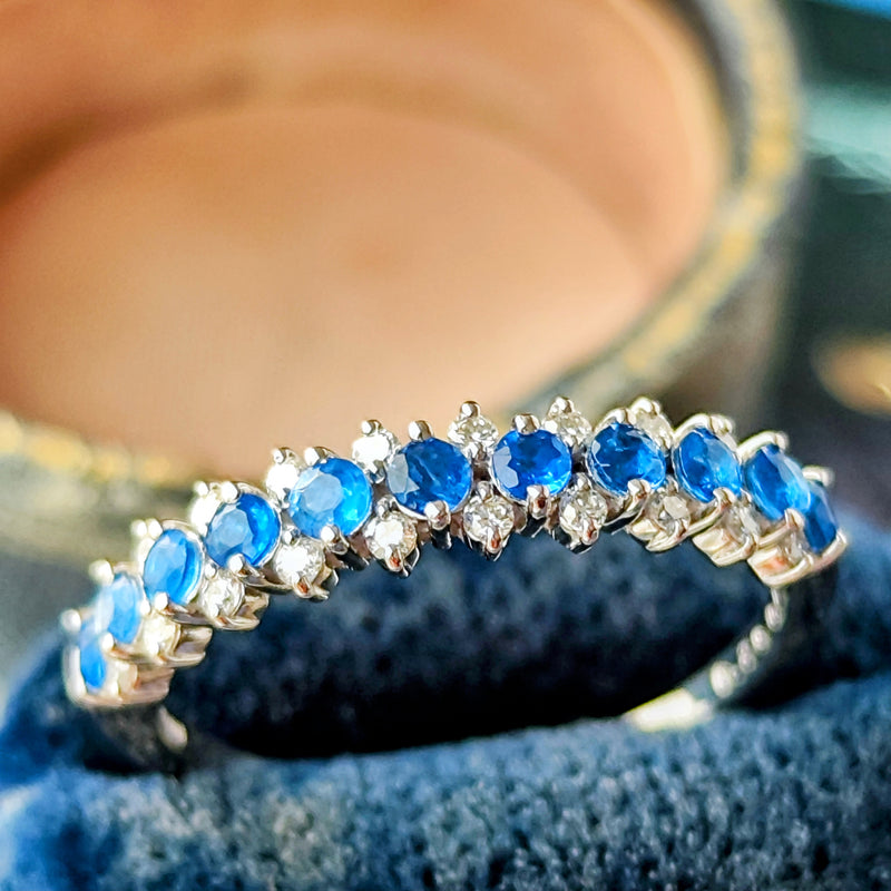 天然アウイナイト 天然ダイヤモンド リング