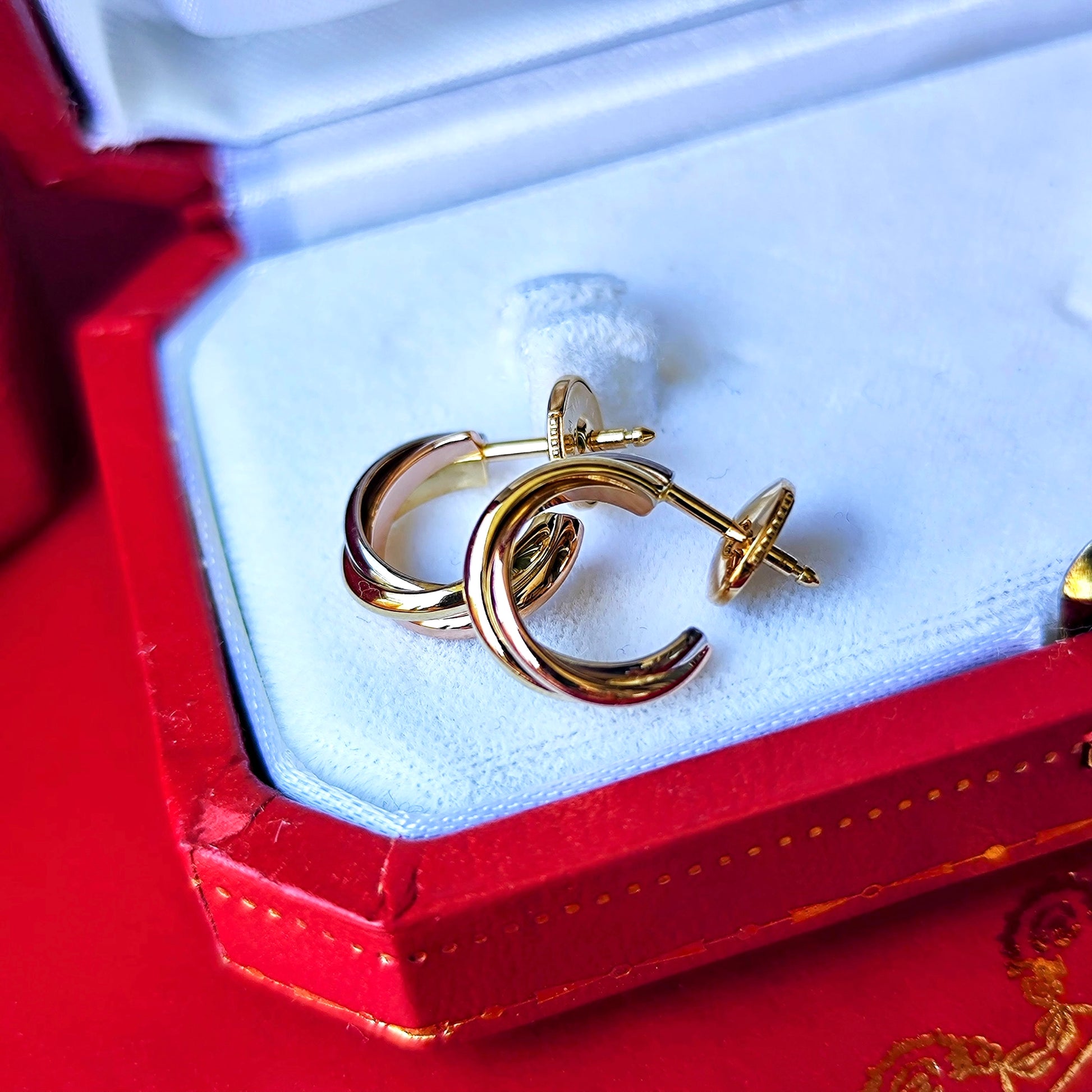 Cartier カルティエ トリニティピアス