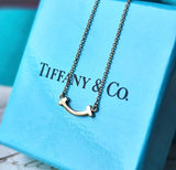 TIFFANY &Co ティファニー Tスマイル ミニ ネックレス 18金PG