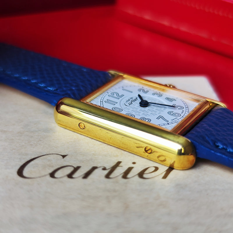 Cartier カルティエ マストタンク MM
テレフォンダイヤル クォーツ腕時計