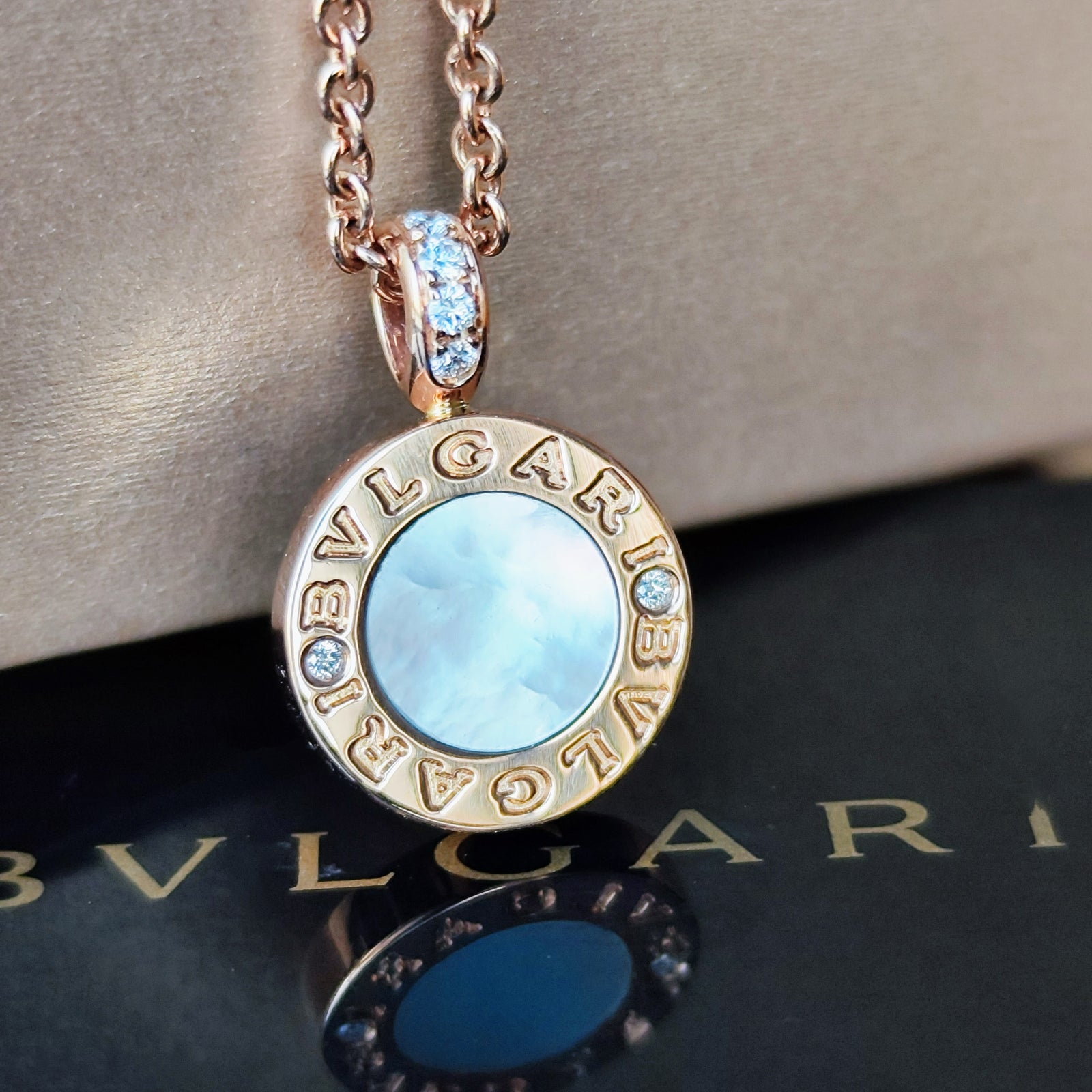 BVLGARI ブルガリ オニキス マザーオブパール ブルガリ・ブルガリ