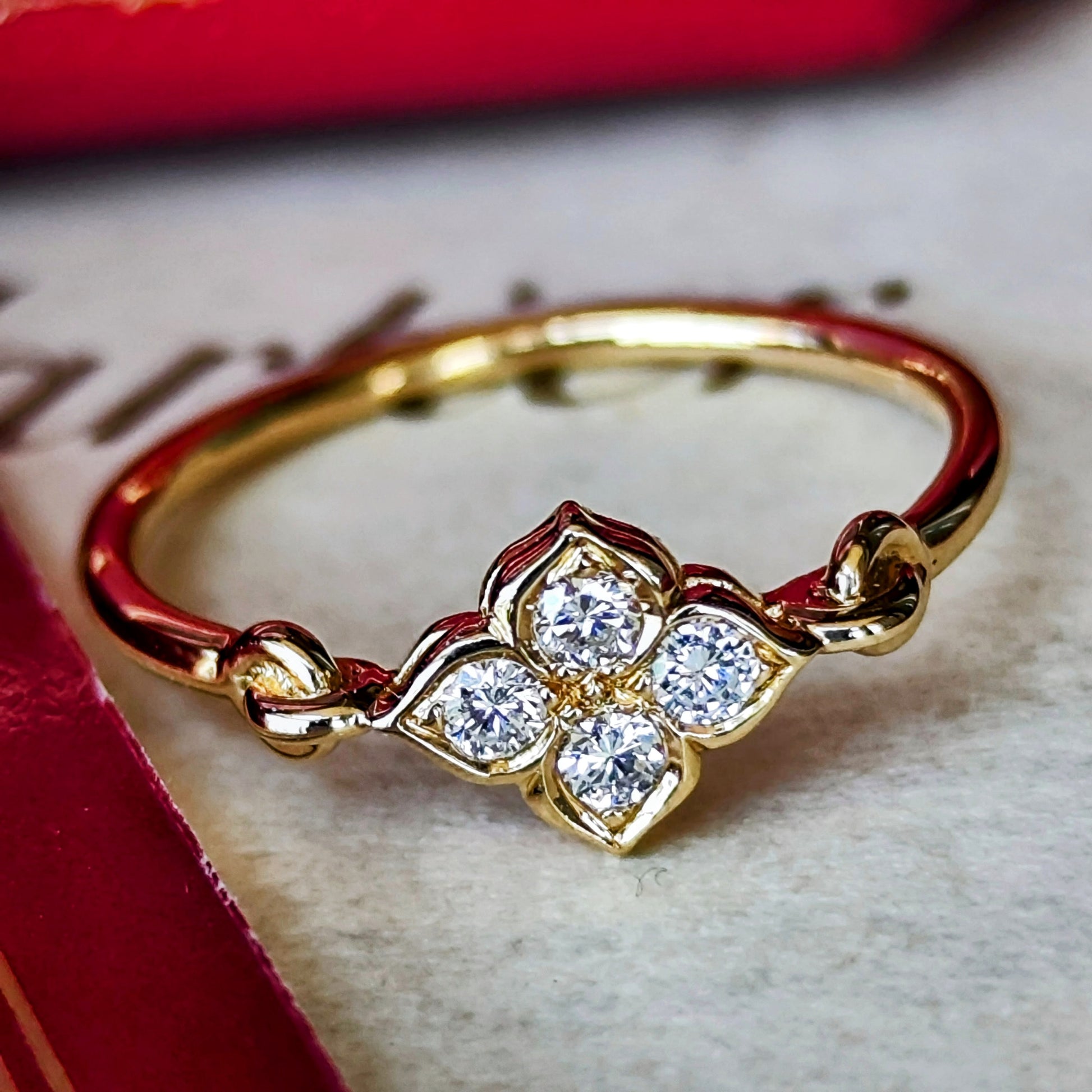 【廃盤Cartier】カルティエ ヒンドゥ ダイヤモンド 18金リング 11号