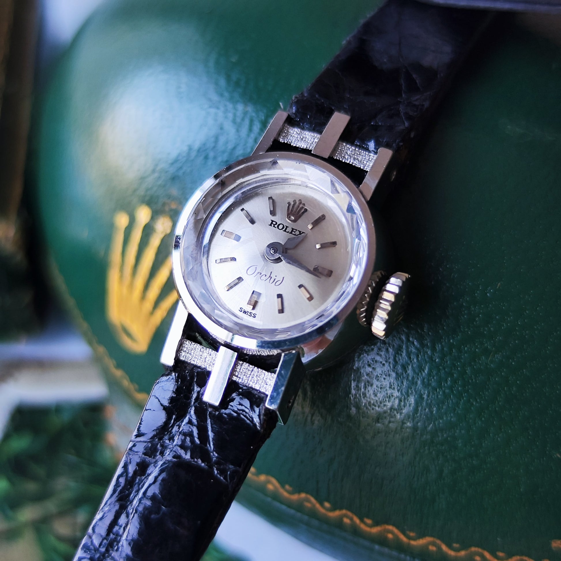 【OH済み】ROLEX ロレックス Orchid オーキッド 18金ホワイトゴールド 金無垢時計