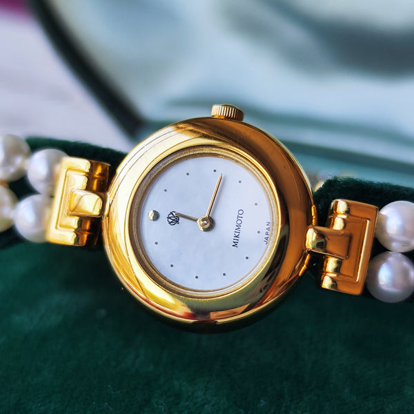 MIKIMOTO ミキモト JAL限定 パールウォッチ