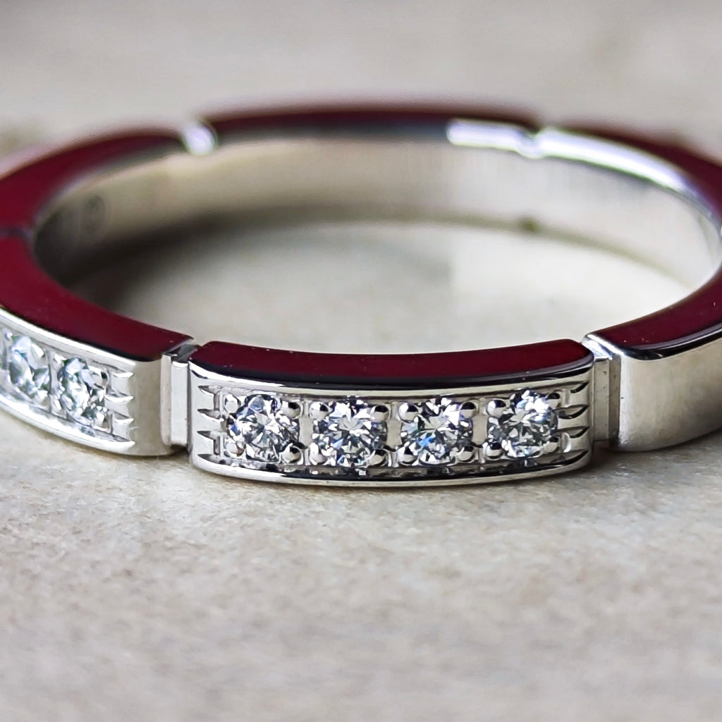 Cartier カルティエ マイヨンパンテール ダイヤモンド リング K18WG 49