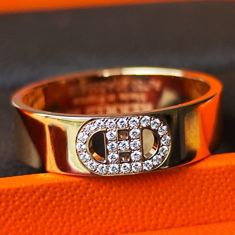 【上品×存在感】HERMES リング H ダンクル 上品×存在感】HERMES リング H ダンクル