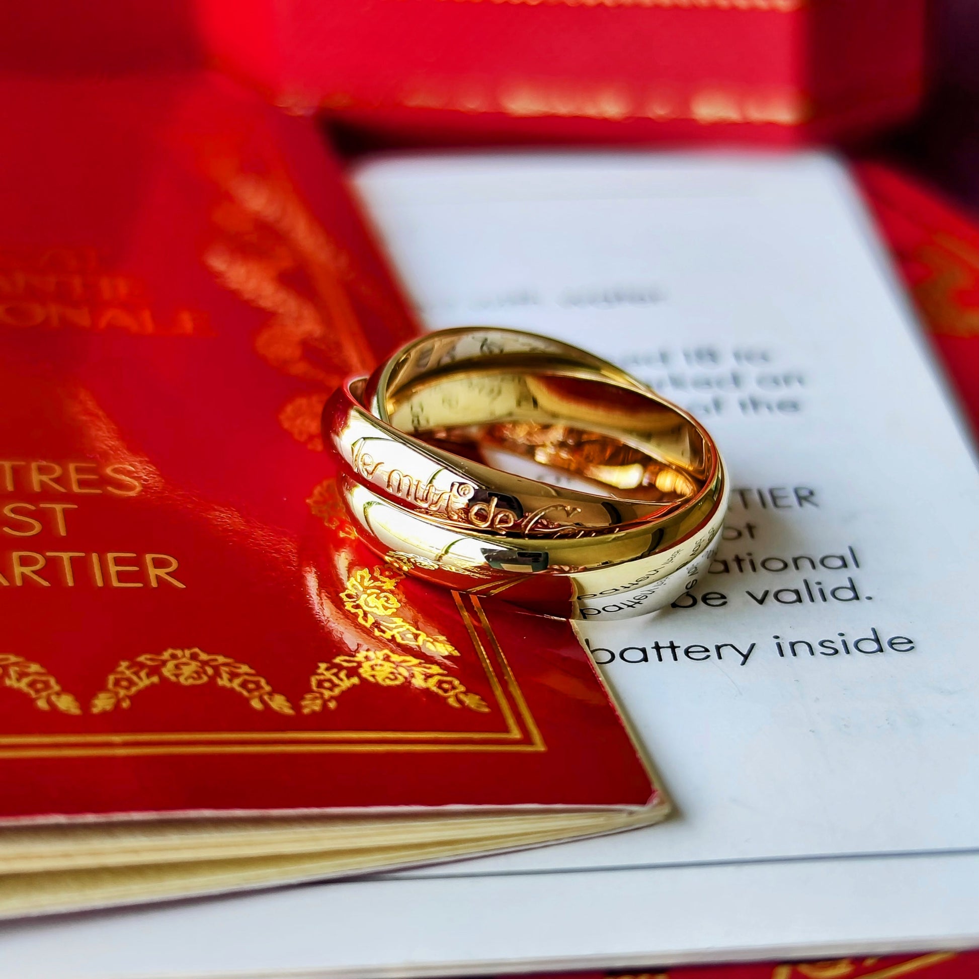 Cartier カルティエ トリニティ スリーカラーリング 52