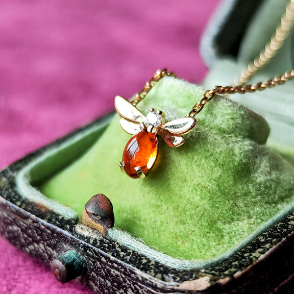 Chaumet ショーメアトラップ・モワ 天然シトリン 天然ダイヤモンド ネックレス
