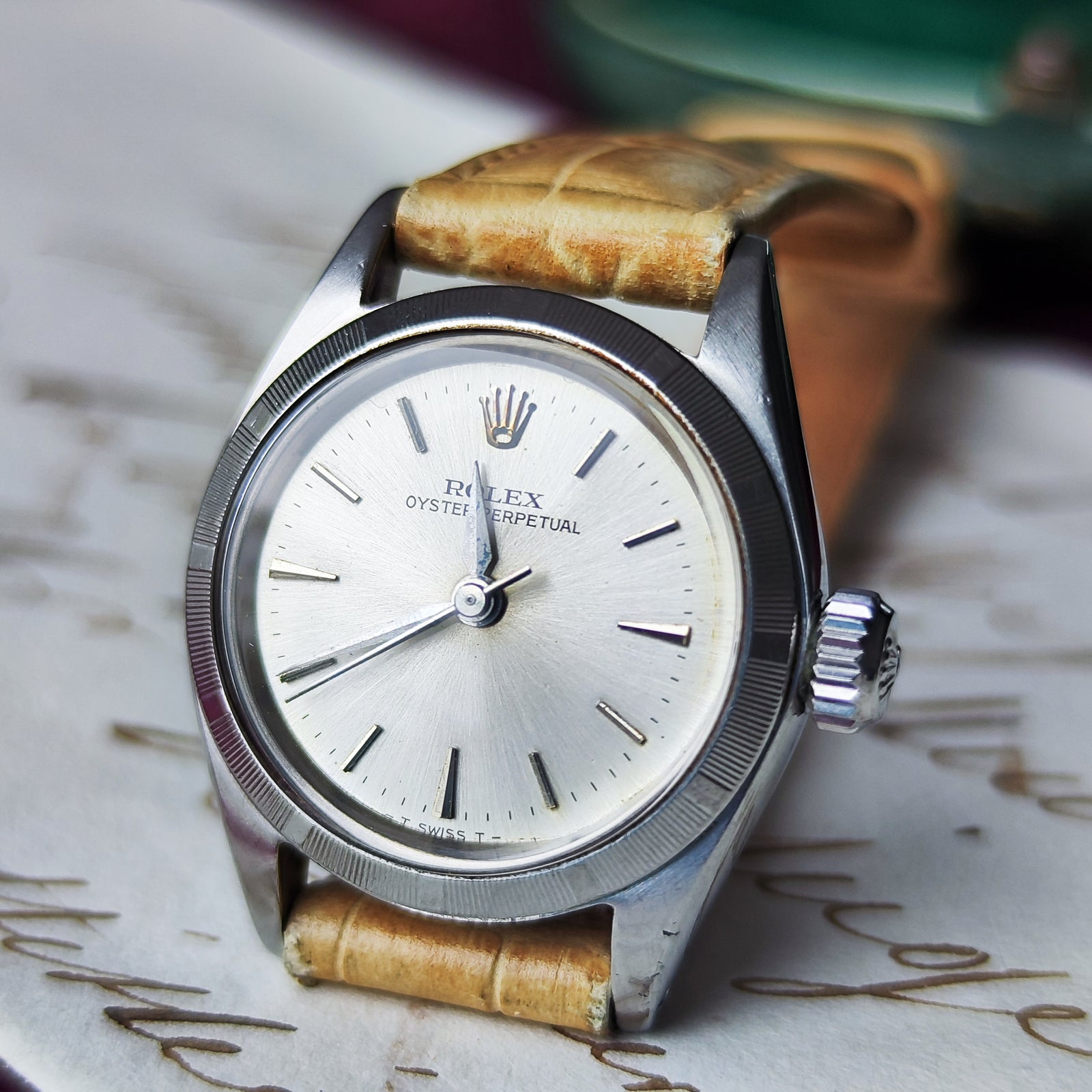 ROLEX OYSTER PERPETUAL1024 自動巻きOH済 OH済み】ROLEX ロレックス オイスターパーペチュアル 自動巻き 腕時計