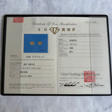 天然ダイヤモンド マーキスカット 18金ピアス