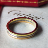 Cartier カルティエ ヴァンドーム 18金 スリーカラー 14号