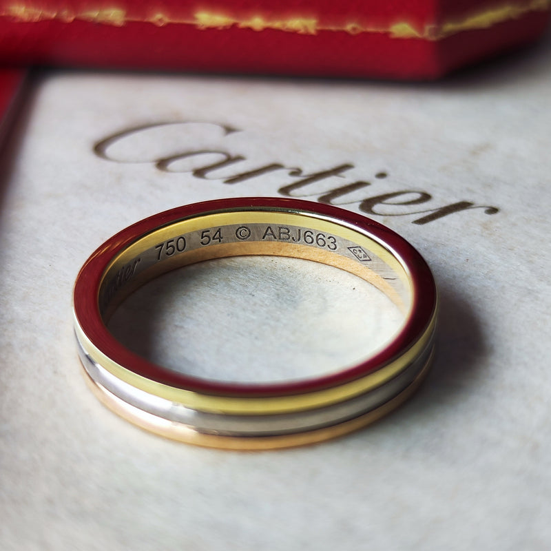Cartier カルティエ ヴァンドーム 18金 スリーカラー 14号
