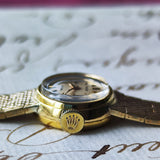 【OH済み】ROLEX ロレックス PRECISION プレシジョン 金無垢 手巻き腕時計