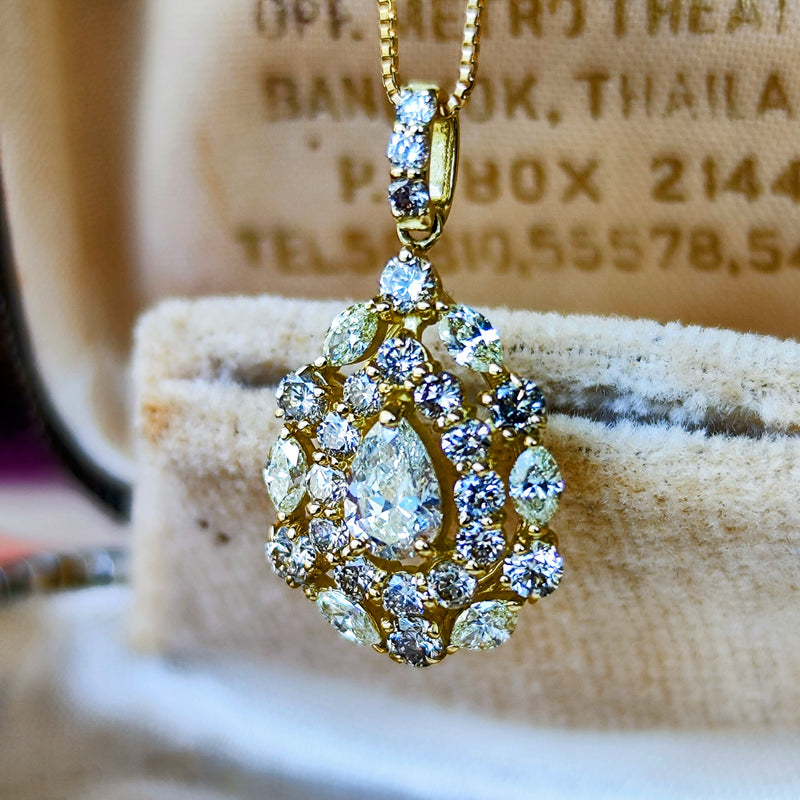 天然ダイヤモンド 1.0ct ネックレス