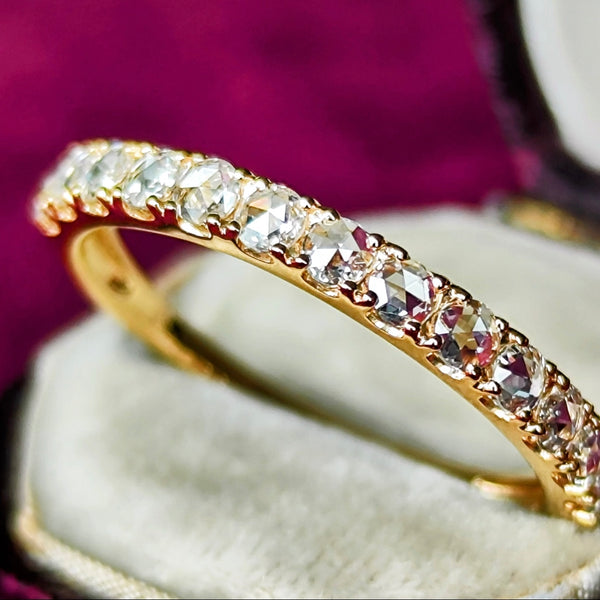 duchess様ハーフエタニティリング 天然ダイヤモンドリング 18金 duchess様ハーフエタニティリング 天然ダイヤモンドリング 18金