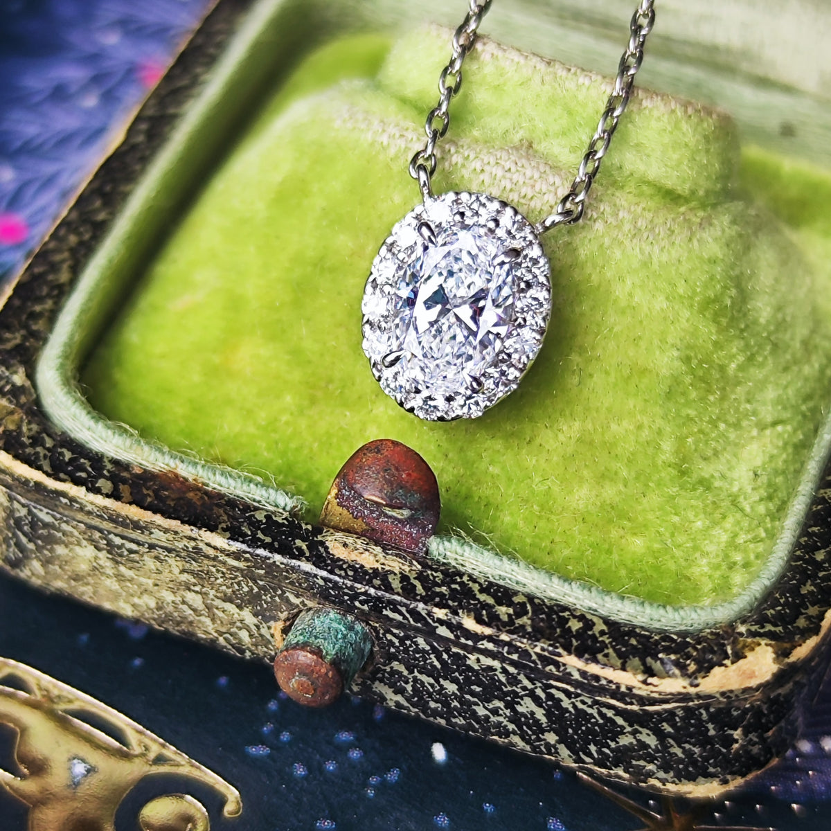 【インターナリーフローレス】天然ダイヤモンド 0.52ct Dカラー ネックレス