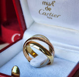 Cartier カルティエ トリニティリング スリーカラー