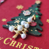 MIKIMOTO ミキモト クリスマスツリー ペンダントトップ