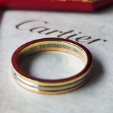 Cartier カルティエ ヴァンドーム 18金 14号 スリーカラーリング