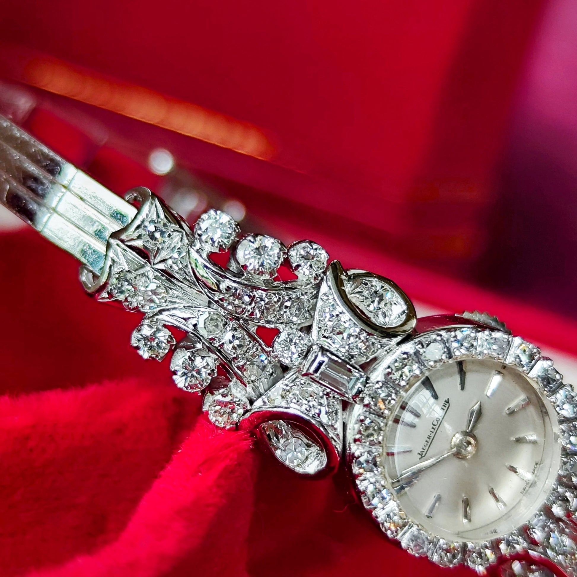 【OH済み】JAEGER LE COULTRE ジャガー・ルクルト バックワインド 金無垢時計